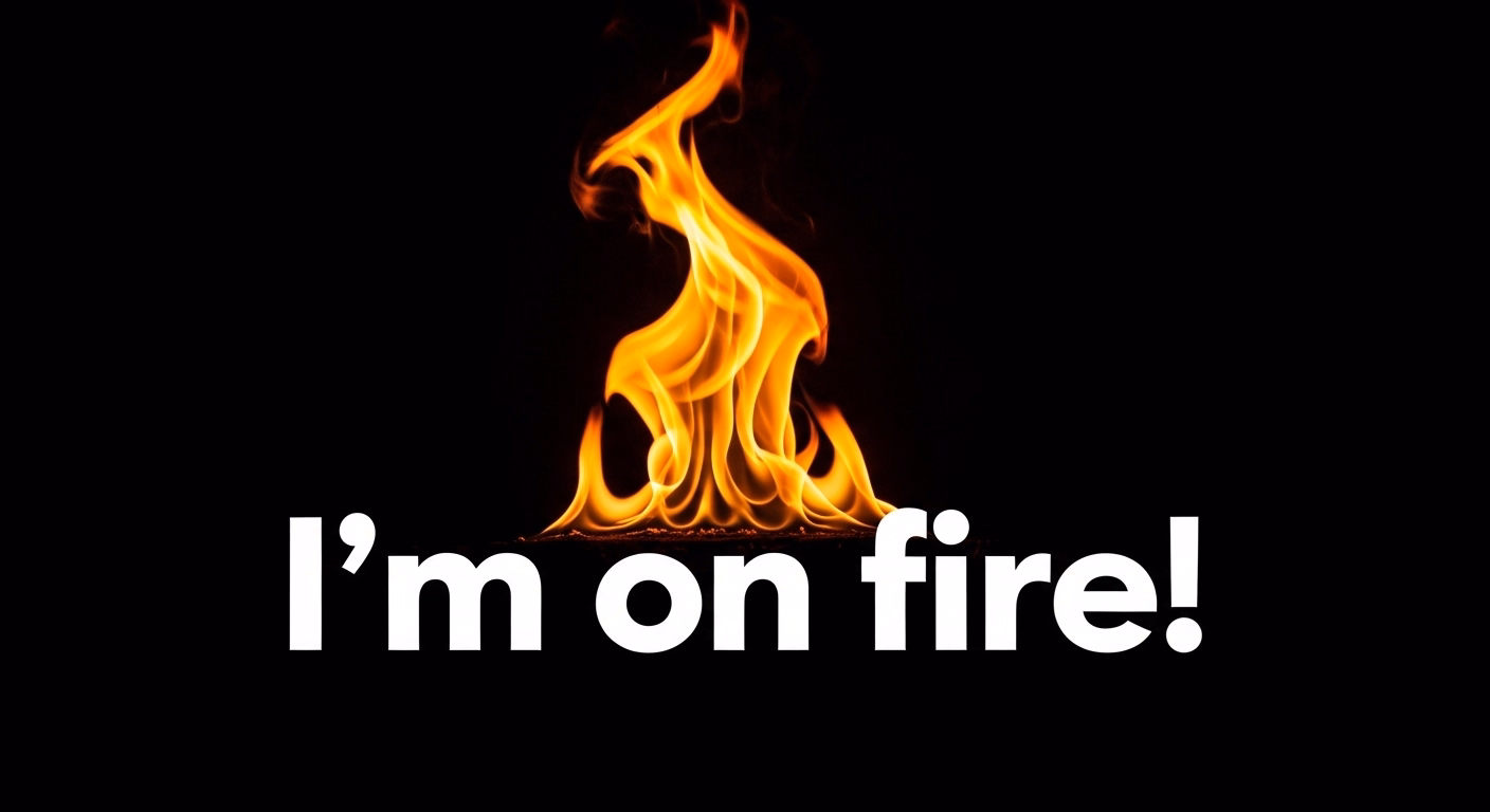 I'm on fire