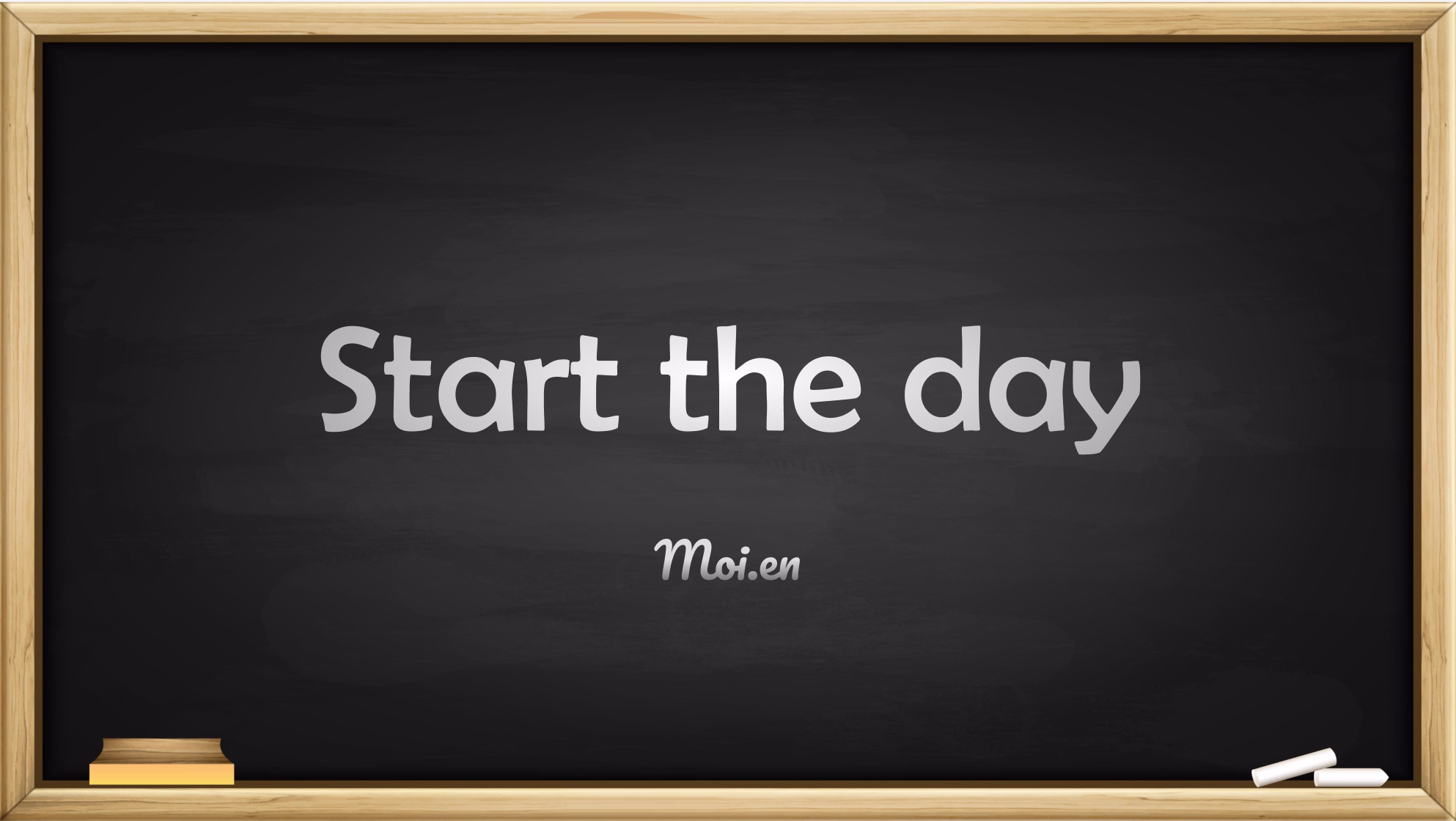 start the day